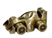 Skarbonki - SKARBONKA ZŁOTY BOLID FORMUŁA 1 PREZENT DLA CHŁOPCA - miniaturka - grafika 1