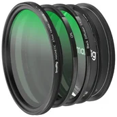 Filtry fotograficzne - Smallrig Zestaw filtrów magnetycznych 5in1 VND 2-32 & CPL & 1/4 Effect Black Mist (67mm) - miniaturka - grafika 1