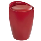 Kosze na bieliznę - Wenko Taboret łazienkowy Candy i kosz na bieliznę 20624100 - miniaturka - grafika 1