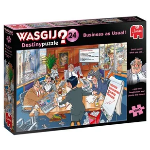 Jumbo Wasgij, Destiny 24 Business as Standardal, puzzle dla dorosłych, 1000 elementów 25013 - Puzzle - miniaturka - grafika 1