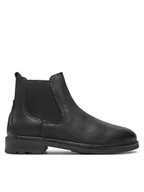 Sztyblety męskie - Pepe Jeans Sztyblety PMS50244 Czarny - miniaturka - grafika 1