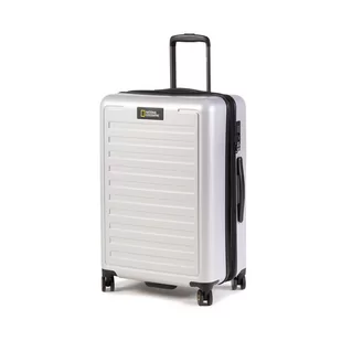 Mała Twarda Walizka NATIONAL GEOGRAPHIC - Luggage N164HA.60.23 Silver - Walizki - miniaturka - grafika 1