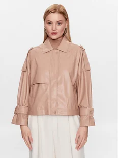 DKNY Kurtka bomber P3ACTR28 Beżowy - Kurtki damskie - miniaturka - grafika 1