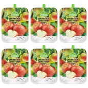 Koncentraty warzywne, przeciery - Zestaw 6 x Mus Przecier Purena Jabłko Wege - miniaturka - grafika 1