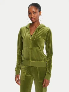 Juicy Couture Bluza Robertson JCAP176G Zielony Slim Fit - Bluzy damskie - miniaturka - grafika 1