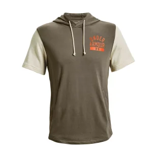 Koszulka męska Under Armour Rival Terry CB SS Hoodie - Koszulki sportowe męskie - miniaturka - grafika 5