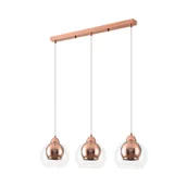 Lampy sufitowe - Clara - lampa wisząca różowe złoto 337503-31 - miniaturka - grafika 1