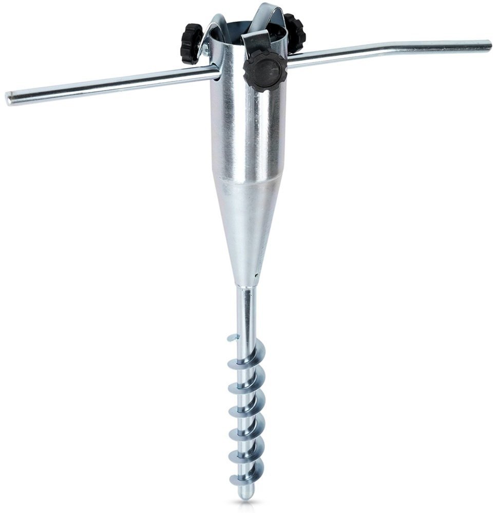 Vilde Stojak do parasola ogrodowego wkręcany metalowy 56 cm