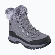 Botki damskie - Buty damskie SKECHERS Trego Stormie charcoal - miniaturka - grafika 1