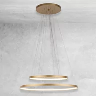 Lampy sufitowe - Żyrandol pierścieniowy Agari Multi 5424 Shilo LED 89W 3000K złoty - miniaturka - grafika 1