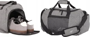 Torba sportowa z miejscem na buty 4F SS24 U055 28l szary - Torby sportowe - miniaturka - grafika 1