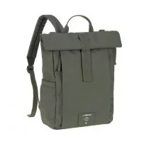 Lassig Plecak dla mam z akcesoriami Rolltop Up Backpack olive (Green Label) - Torby i organizery dla mam - miniaturka - grafika 1
