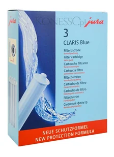 Jura 3x Filtr do ekspresu Claris Blue 872-uniw - Akcesoria i części do ekspresów do kawy - miniaturka - grafika 1