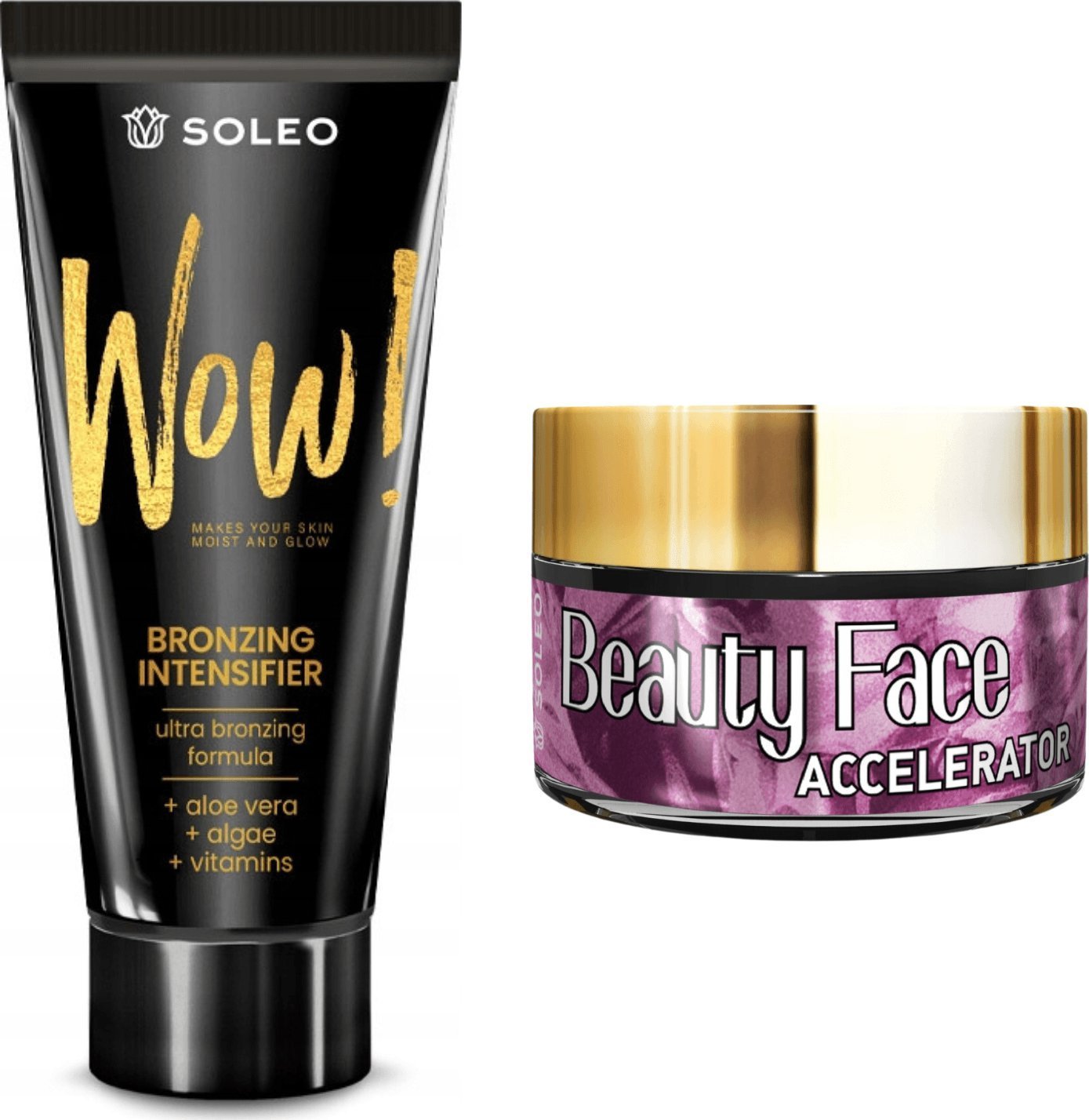 Soleo Soleo Wow! Ultra Bronzer + Słoiczek Beauty Face