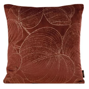 Poszewka 45 x 45 Eurofirany Velvet Blink23 Ceglany - Poszewki na poduszki - miniaturka - grafika 1