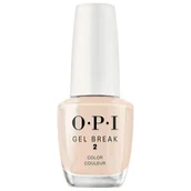 Lakiery do paznokci - OPI Barely Beige 15 Gel Break Lacquer Lakier do paznokci 15ml - miniaturka - grafika 1