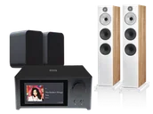 Kino domowe - NAD C 700 V2 (czarny) + 603 S3 (dąb) + Pulse Flex 2i (czarny) - miniaturka - grafika 1