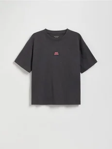 Reserved - Bawełniany t-shirt - ciemnoszary - Koszulki dla chłopców - miniaturka - grafika 1