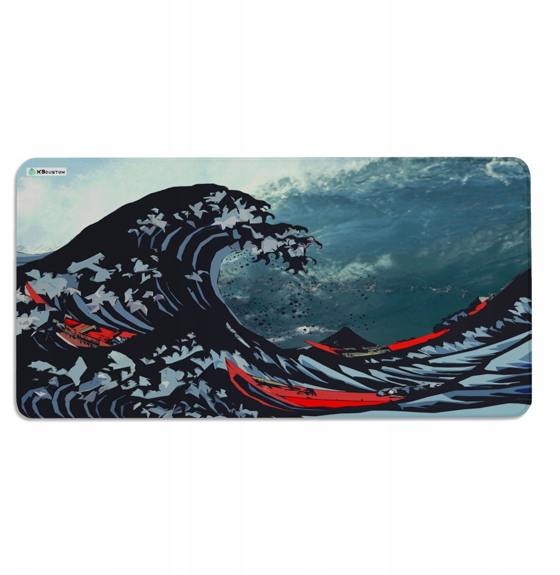 Podkładka KBcustom DUŻA PODKŁADKA MATA POD MYSZKĘ MYSZ 100x50 XXXL KBcustom Na Biurko Sea 23