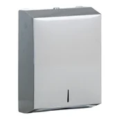 Dozowniki papieru i mydła dla firm - B2B Partner Podajnik ręczników papierowych, stal nierdzewna, 275 x 365 x 105 mm ZG-1403 - miniaturka - grafika 1