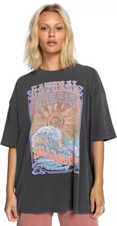 Koszulki i topy damskie - t-shirt damski BILLABONG NATURAL MYSTIC TEE Off Black - OFB - grafika 1