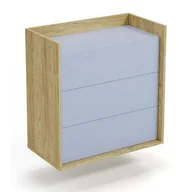 Komody - Komoda modułowa hikora + niebieski horyzont L8-A28 - miniaturka - grafika 1