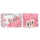 Zestawy kosmetyków damskich - Clinique's Hydration Heroes zestaw krem nawilżający 50ml + całonocna maska 30ml + krem pod oczy 5ml + kosmetyczka - miniaturka - grafika 1
