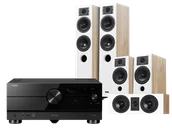 Kino domowe - Yamaha RX-A6A (czarny) + Diva 5 (dąb) + Diva 3 (dąb) + Diva 7 (dąb) - miniaturka - grafika 1