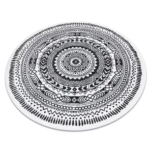 Dywan FUN Napkin serweta koło - szary, koło 140 cm - Dywany - miniaturka - grafika 1