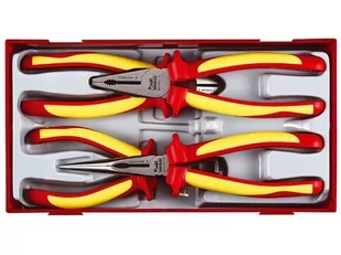 TENG TOOLS ZESTAW 4 SZCZYPIEC IZOLOWANYCH 1000V 117490102(luna-zest-szcz-4szt) 117490102 - Kombinerki i obcęgi - miniaturka - grafika 1