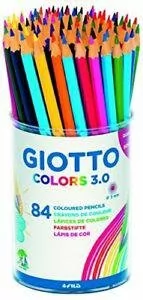 Kredki Giotto COLORS 3.0 Kubek 84 sztuki - Kredki, ołówki, pastele i pisaki - miniaturka - grafika 1