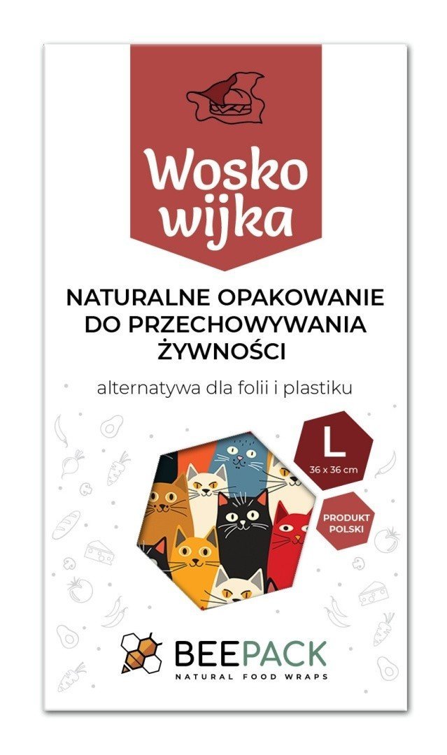Woskowijka do przechowywania ĹĽywnoĹ›ci, KOTY, BeePack
