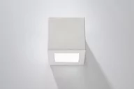 Lampy ścienne - Sollux Lighting Kinkiet ceramiczny LEO CAFÉ AU LAIT - miniaturka - grafika 1