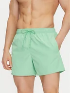 Kąpielówki męskie - Lacoste Szorty kąpielowe MH6270 Zielony Regular Fit - miniaturka - grafika 1