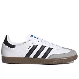 Buty adidas Originals Samba OG H01877 - białe - Buty sportowe męskie - miniaturka - grafika 1
