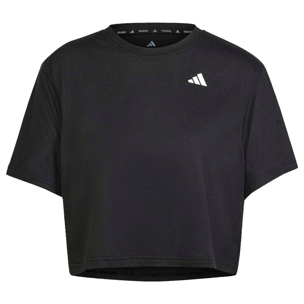 Koszulka damska adidas Workout Essentials Boxy T-shirt Black XS