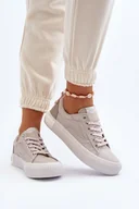 Trampki damskie - Damskie Trampki Lee Cooper LCW-24-31-2171 Szare-38 - miniaturka - grafika 1