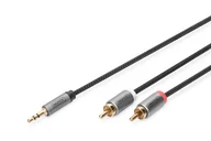 Adaptery i przejściówki - Kabel adapter audio PREMIUM MiniJack/Cinch Stereo Typ DB-510330-010-S - miniaturka - grafika 1