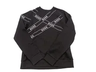 Bluzy męskie - BOSS, bluza męska bez kaptura, r.S, czarna - miniaturka - grafika 1