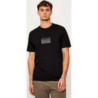 Koszulki męskie - HUGO T-shirt Delastio Regular Fit - miniaturka - grafika 1
