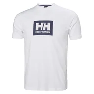 Koszulki męskie - Męska Koszulka z krótkim rękawem HELLY HANSEN HH BOX T 53285_003 – Biały - miniaturka - grafika 1