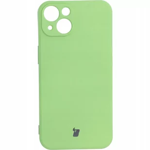 Bizon Etui Case Silicone iPhone 13 zielone BCSIP13LGN - Etui i futerały do telefonów - miniaturka - grafika 1