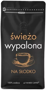 Kawa ziarnista 1kg ARABICA ŚWIEŻO PALONA Na słodko Do ekspresu i przelewu - Kawa - miniaturka - grafika 1