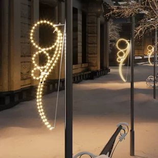 Lumarko Lampki w kształcie obręczy, 2 szt., 144 ciepłe białe LED - Oświetlenie świąteczne Lumarko Lampki w kształcie obręczy, 2 szt., 144 ciepłe białe LED - Oświetlenie świąteczne - miniaturka - grafika 1