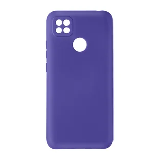 Xiaomi Redmi 10A Etui silikonowe półsztywne miękkie w dotyku cienkie fioletowe - Etui i futerały do telefonów - miniaturka - grafika 1