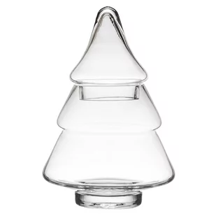 Choinka TINSEL szklana 39x25 cm na pierniczki - Ozdoby bożonarodzeniowe - miniaturka - grafika 1