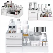 Kosmetyczki, organizery i kuferki - Duża szkatułka organizer na kosmetyki szuflady XXL - miniaturka - grafika 1