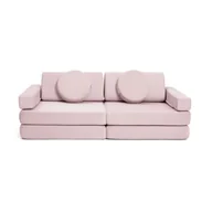 Łóżka dla dzieci i młodzieży - Sofa dla dzieci Shappy original mini jasno różowy - miniaturka - grafika 1