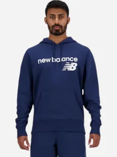 Bluza męska z kapturem kangurka New Balance NBMT03910NNY XL Ciemnogranatowa (197375441740) - Bluzy męskie - miniaturka - grafika 1