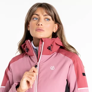 Damska kurtka narciarska Dare2b Enliven Jacket różowa Rozmiar: 40 (UK 14) - Kurtki narciarskie - miniaturka - grafika 4